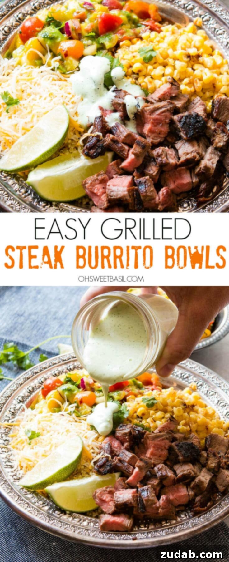 Easy Grilled Steak Burrito Bowls are great for easy meal prep recipes full of corn, quinoa, a killer mango avocado salsa and more! Easy Grilled Steak Burrito Bowls are great for easy meal prep recipes full of corn, quinoa, a killer mango avocado salsa and more!