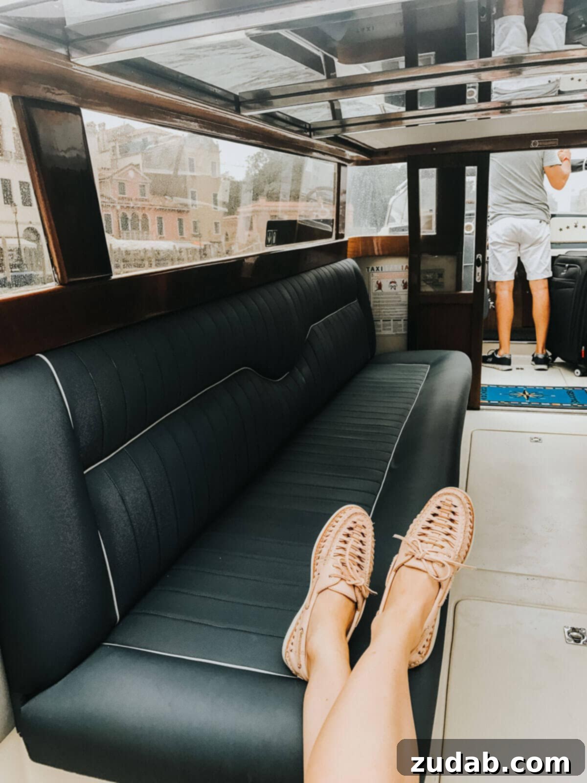 Ensure comfortable sightseeing with Sperry Gold Cup for him and Huaraches for her