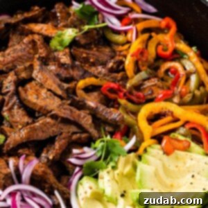 Our favorite steak fajitas marinade has a few secrets that make it extra flavorful and tender. Grilling is optional but produces even more deliciousness!