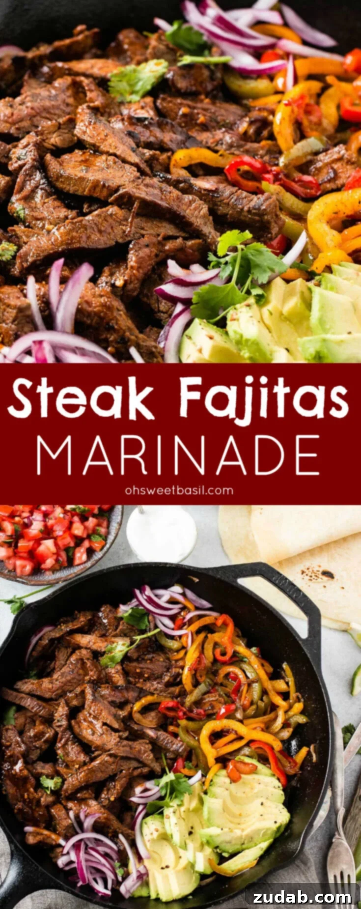 Our Secret Marinade for Tender Steak Fajitas 8 Our favorite steak fajitas marinade has a few secrets that make it extra flavorful and tender. Grilling is optional but produces even more deliciousness!