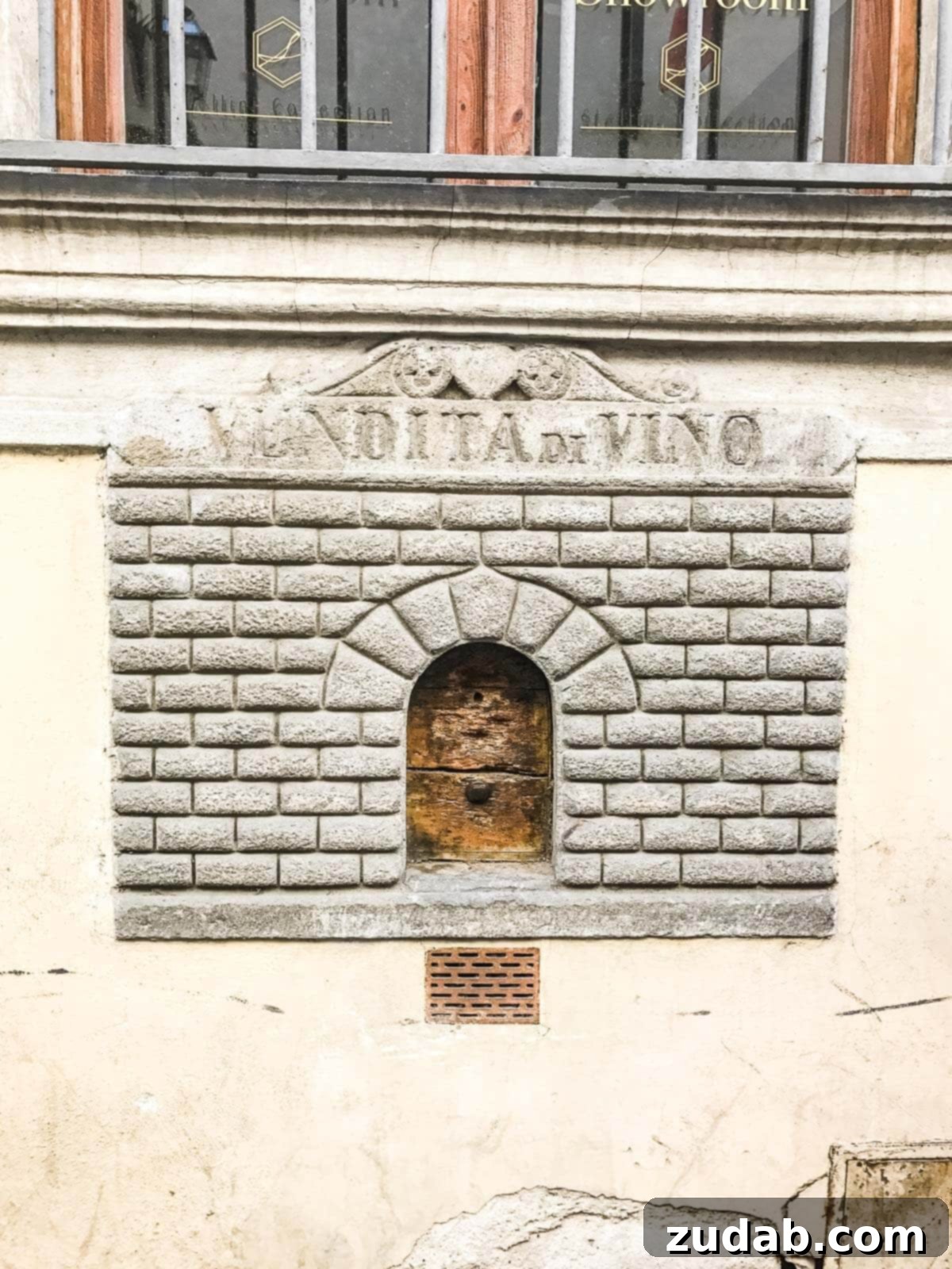 Your Definitive Florence Adventure 12 What are the little wooden doors all over Florence? Wine windows where locals could buy wine.