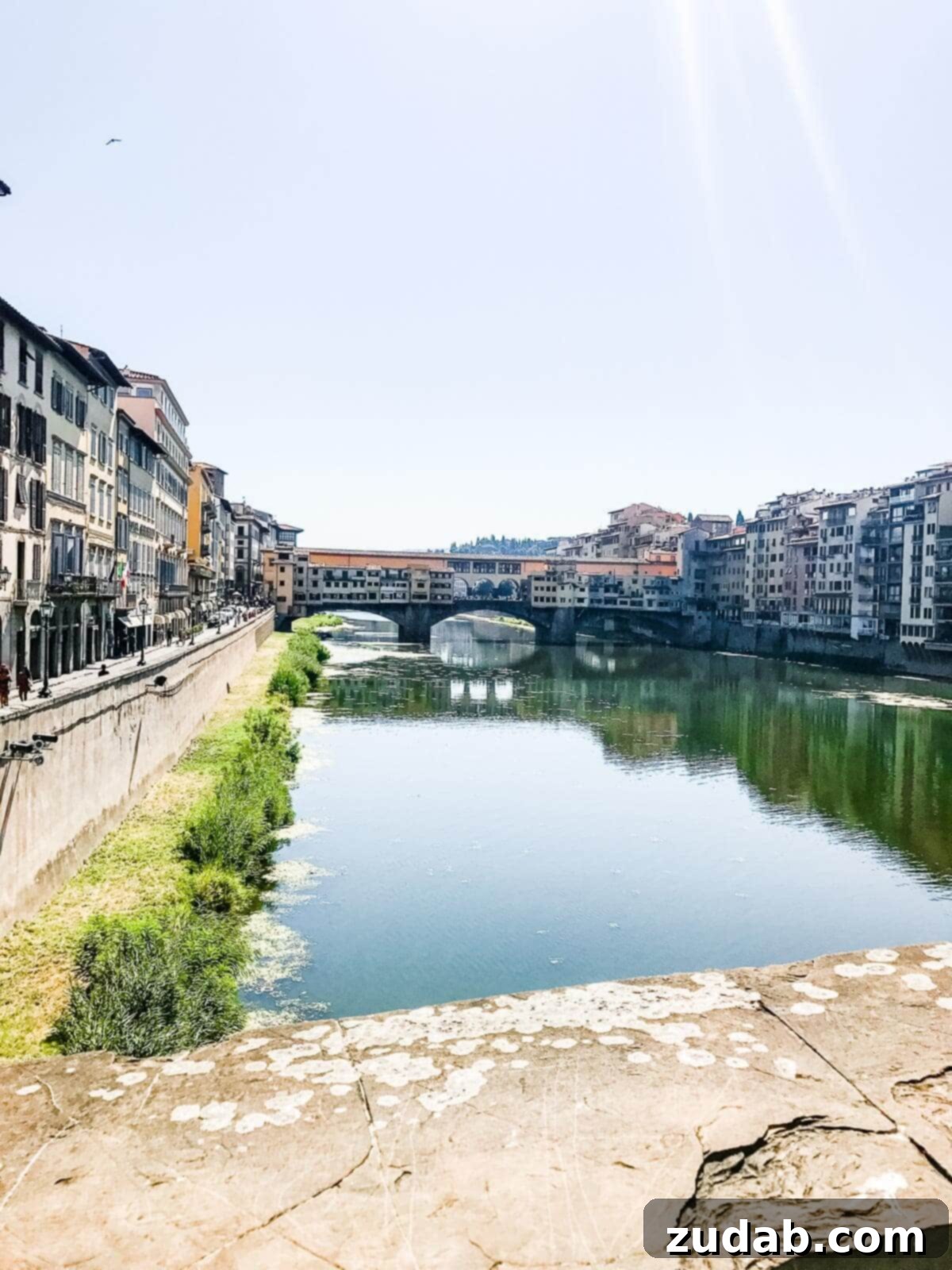 Your Definitive Florence Adventure 14 Ponte Vecchio view in Florence, Italy at sunset