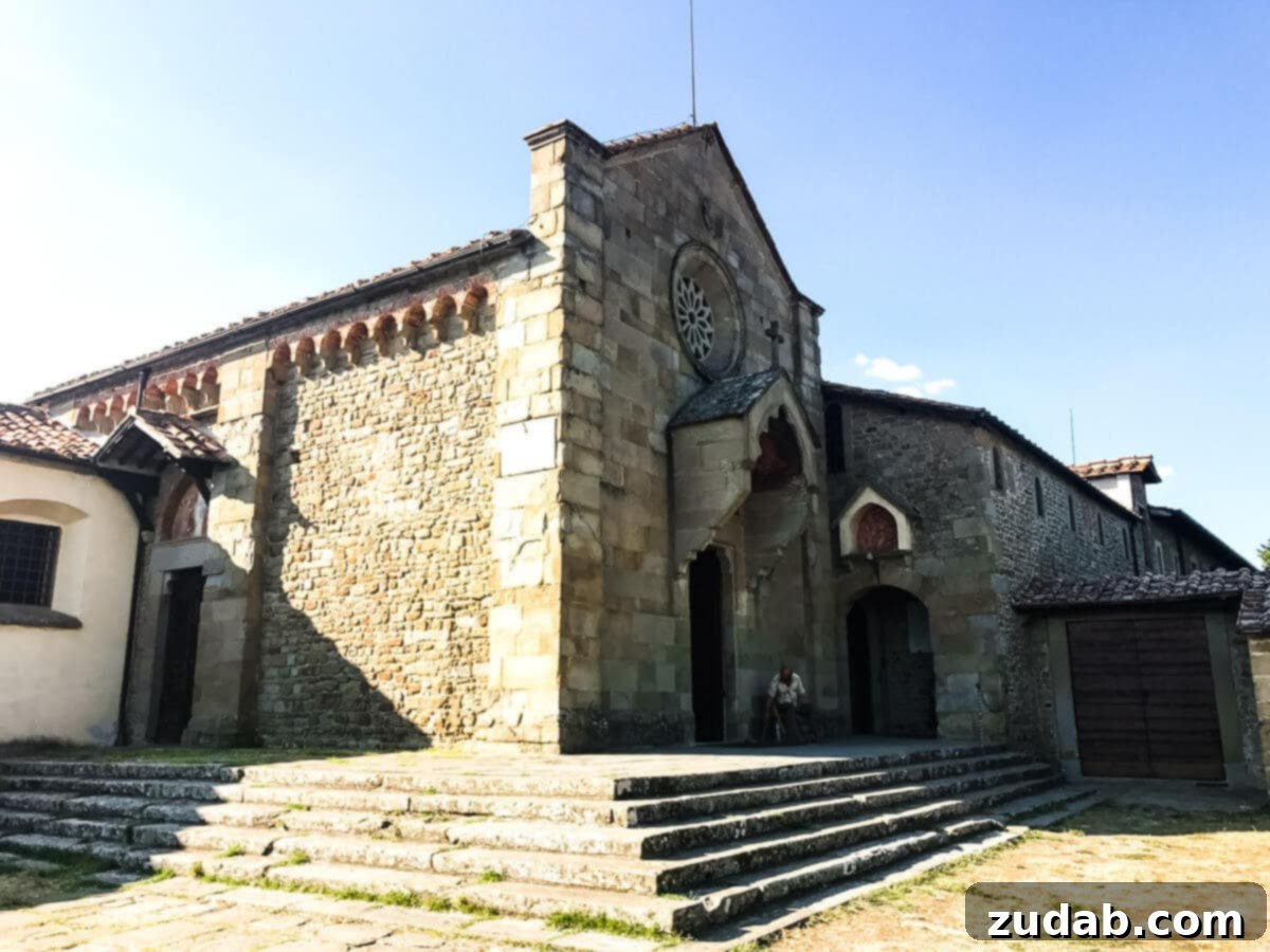 Your Definitive Florence Adventure 20 San Francesco Monastery in Fiesole, Italy with serene architecture