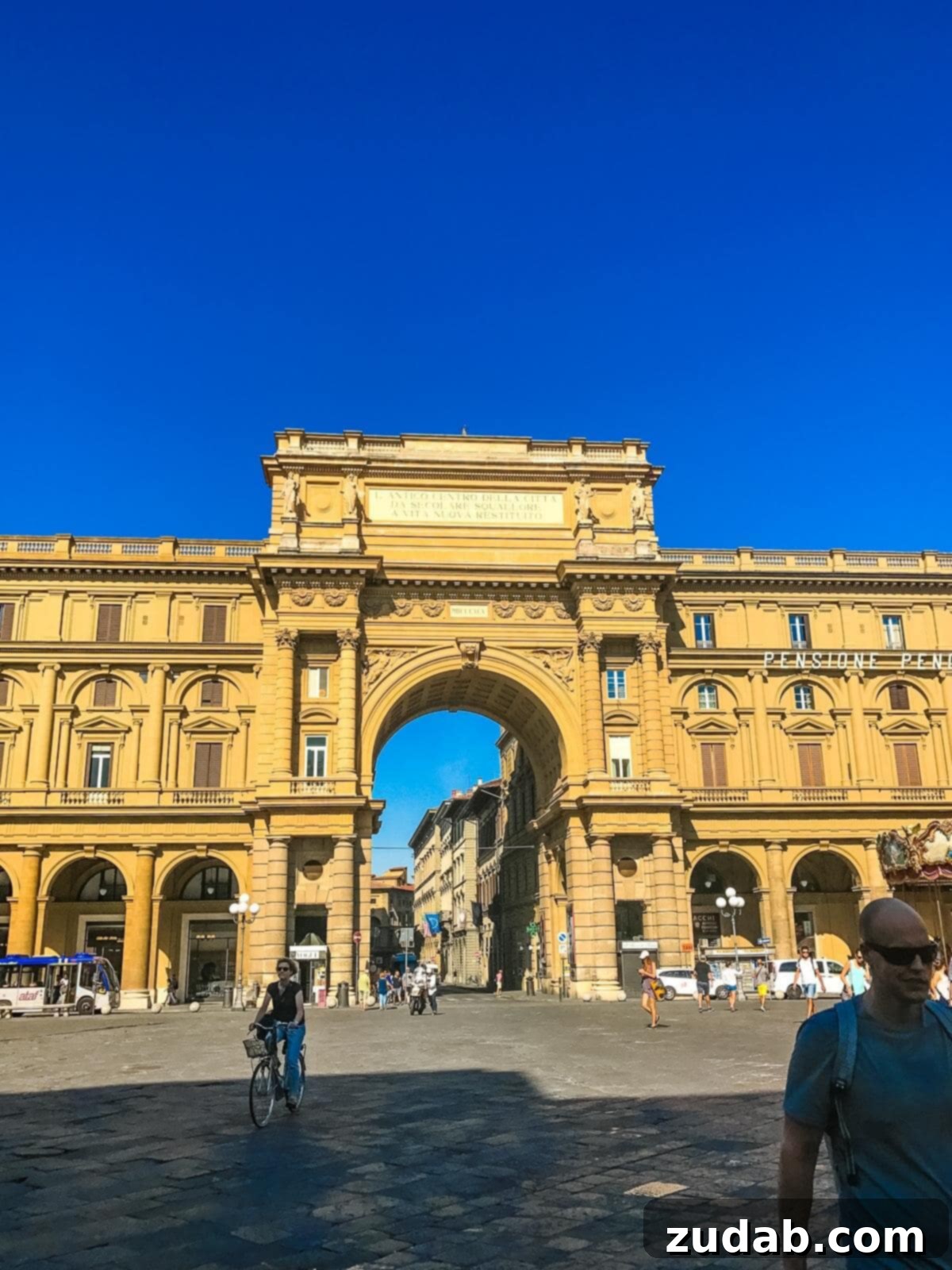 Your Definitive Florence Adventure 3 Piazza della Repubblica in Florence, Italy with historical carousel