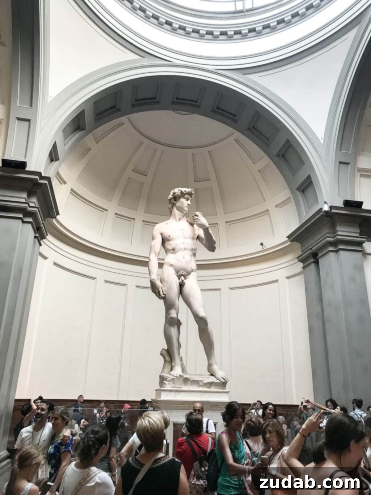 Your Definitive Florence Adventure 4 Michelangelo's David statue inside the Accademia Museum, Florence