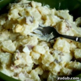 Smoky Creamy Bacon Potato Sensation 5 Bacon Potato Salad with crispy bacon bits