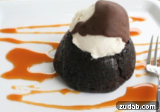 Thoughtful Ways to Celebrate Mom 11 Rich Chili's Molten Lava Cake with a scoop of melting vanilla ice cream and chocolate drizzle