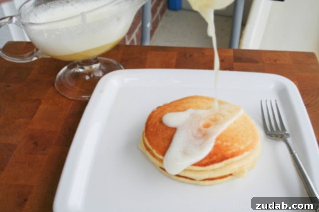 Golden Meyer Lemon Dreams 2 Meyer Lemon Pancakes made with Greek Yogurt
