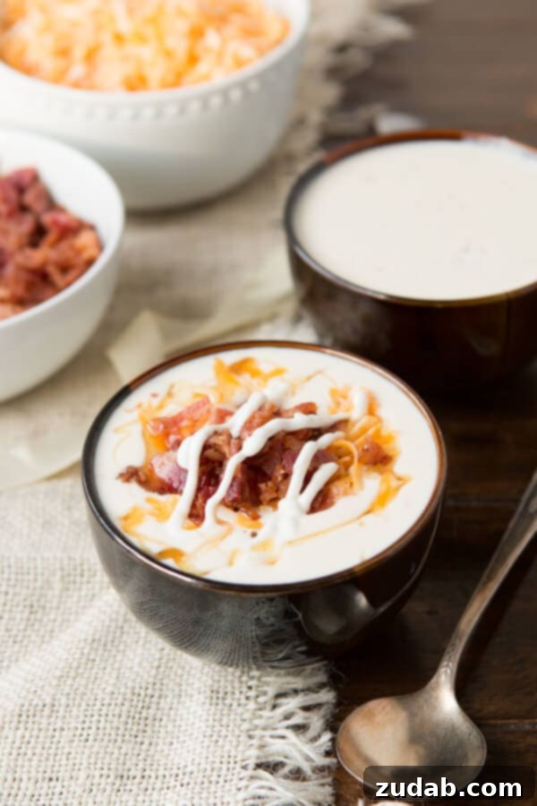 Golden Loaded Baked Potato Soup - Your Ultimate Comfort Meal Golden Loaded Baked Potato Soup - A Rich and Creamy Comfort Food Recipe