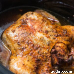Slow Cooker Whole Chicken