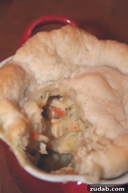 Thanksgiving Leftovers Reimagined 2 A delicious and comforting turkey pot pie, perfect for using Thanksgiving leftovers.