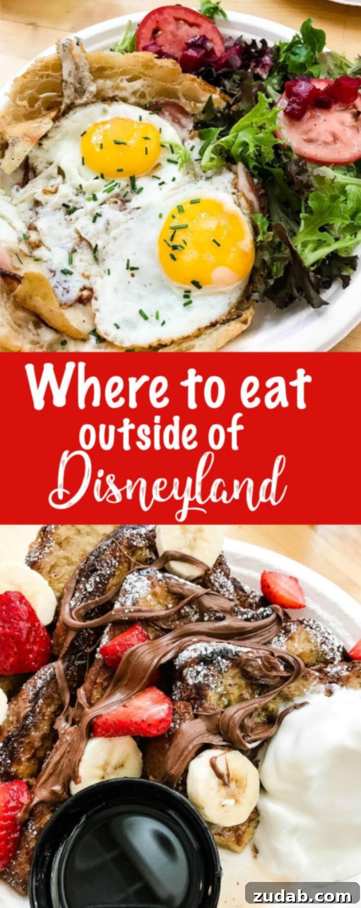 Feast Beyond the Castle: Dining Near Disneyland 13 t's here!! Your trip to Disneyland has begun and you can't wait to get to the park, but suddenly you realize you don't know where to eat outside of Disneyland!