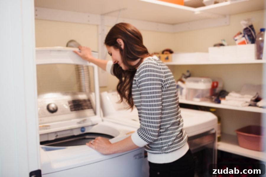 Your 6-Step Blueprint for an Organized Home 7 Family working together to clean up before bedtime, showing kids involved in tidying
