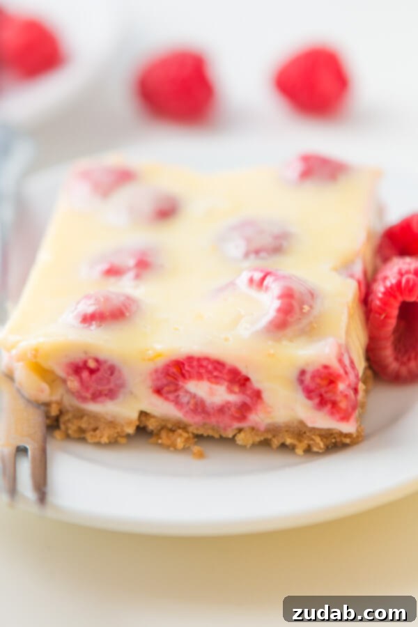 Simple Ingredients for Spectacular Lemon Raspberry Bars Lemon Raspberry Bars with a buttery graham cracker crust!
