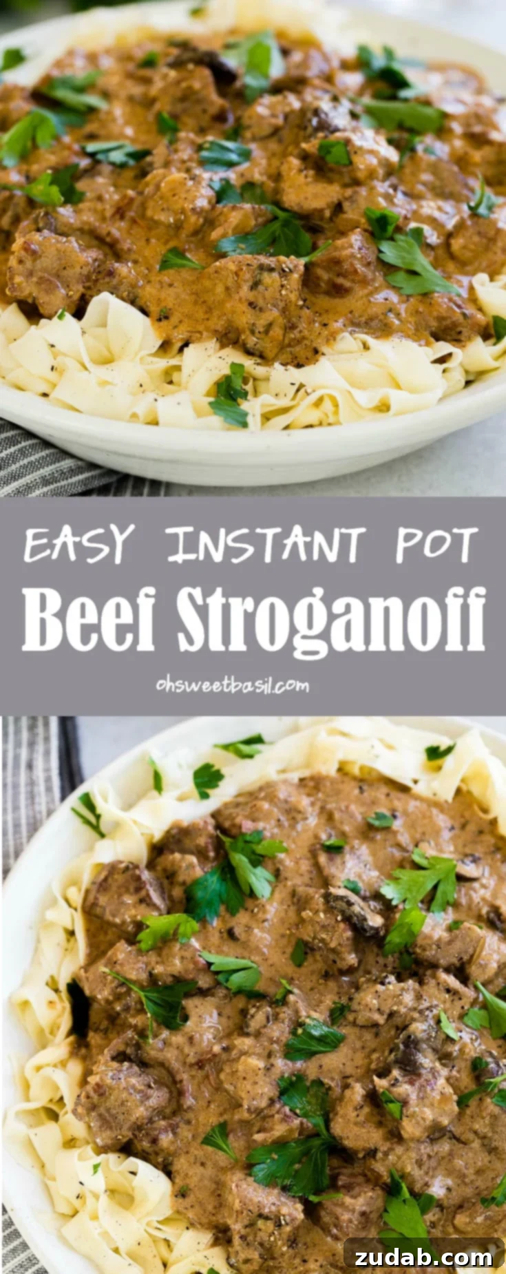 Effortless Instant Pot Beef Stroganoff 7 Instant Pot beef stroganoff recipe