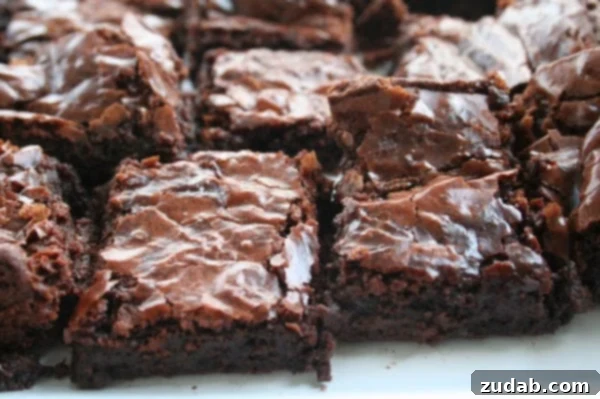 Ina Garten's Ultimate Brownies 2 Rich, fudgy chocolate brownies fresh from the oven, ready to be enjoyed
