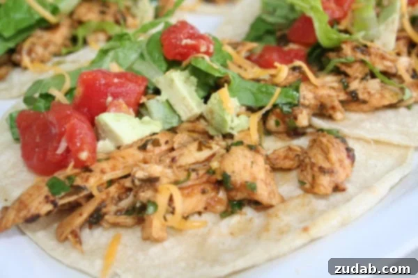 Bold Adobo Chicken Tacos 2 Delicious and easy spicy adobo chicken tacos recipe for Cinco de Mayo