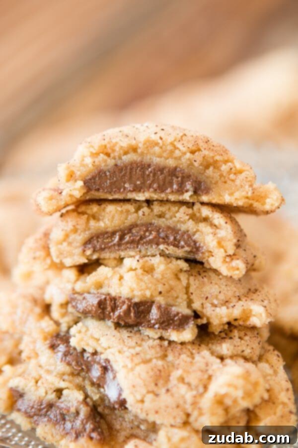 Light the World: Ideas to End Hunger 2 Peanut butter cookies stuffed with chocolate ohsweetbasil.com