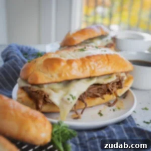 Ultimate Slow Cooker French Dip Sandwiches 6 Slow Cooker French Dip Sandwiches