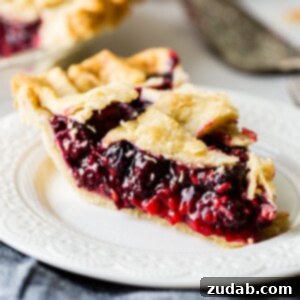 The Ultimate Razzleberry Pie 7 A beautifully baked razzleberry pie with a golden, flaky crust and bubbling berry filling.
