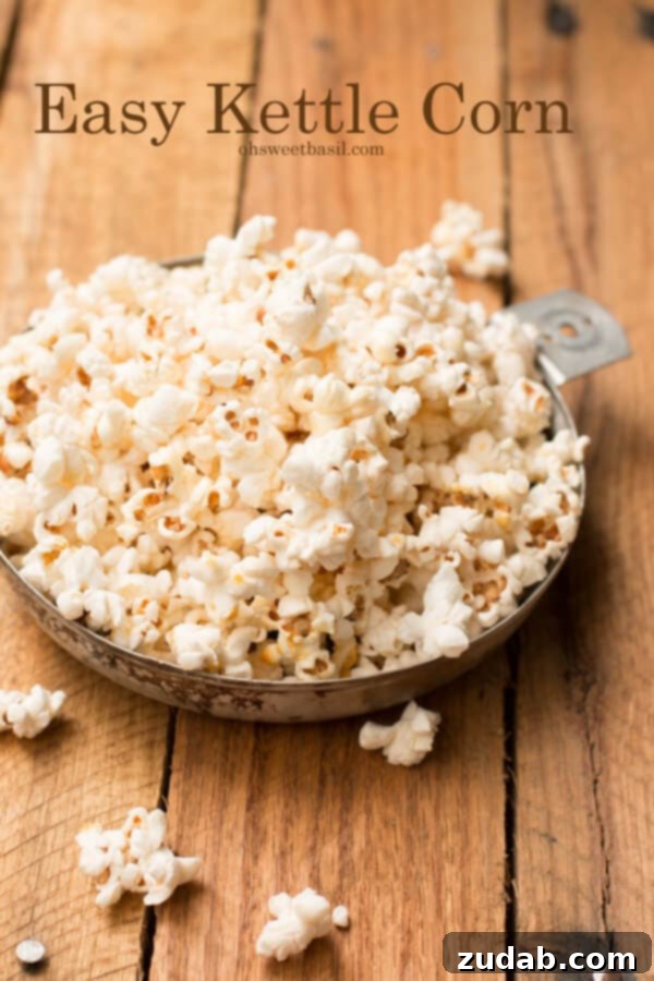 Easy Homemade Kettle Corn in 10 Minutes Delicious Easy Homemade Kettle Corn in 10 minutes