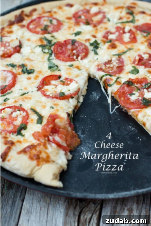 Quick Fruit Pizza Perfection 5 our favorite 4 cheese margherita pizza recipe ohsweetbasil.com