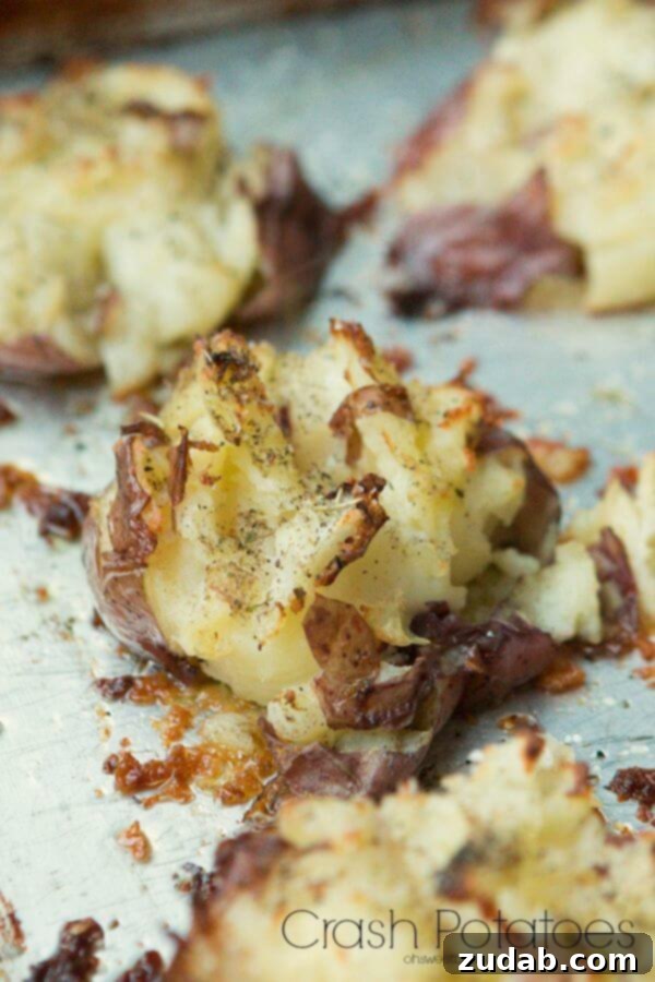 Smashed Potatoes for a Crispy Side Dish Deliciously Smashed and Roasted Potatoes