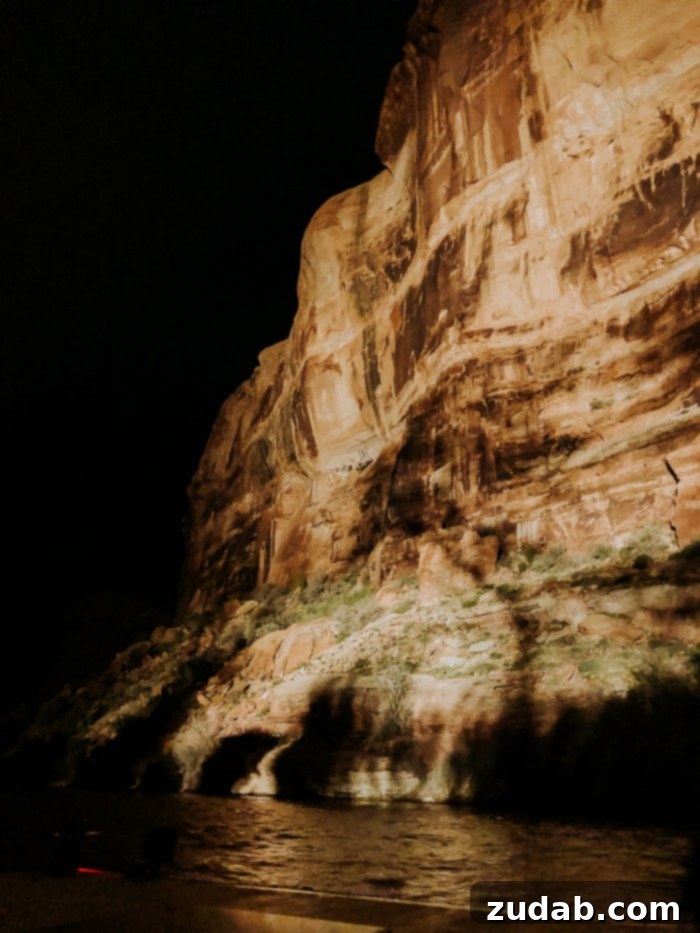 Moab, Utah: The Ultimate Beginning & End 9 Colorado River canyon illuminated at night