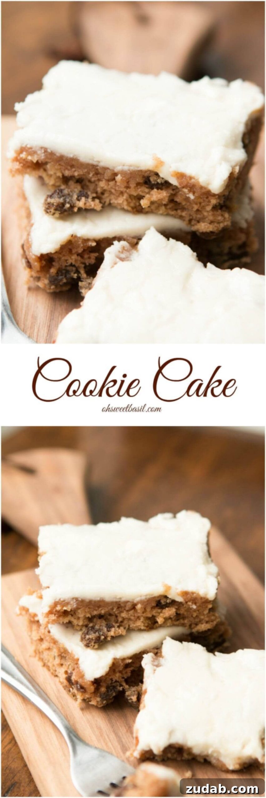 Bakery Style Cookie Cake Bars 4 Classic Cookie Cake with Delicious Vanilla Frosting - A Must-Try Dessert