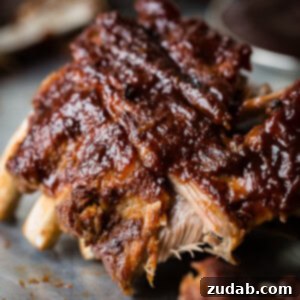 Smoky BBQ Instant Pot Ribs with a rich, glossy sauce
