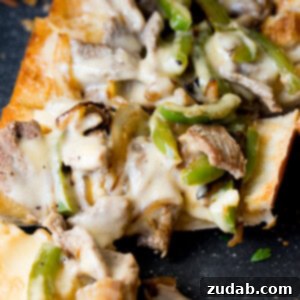 Easy Philly Cheesesteak Bread