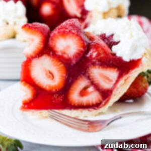Fresh Strawberry Pie with Jell-O Filling