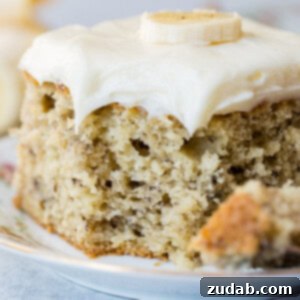 Perfectly Moist Banana Cake 7 The Best Banana Cake with Cream Cheese Frosting