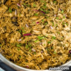 Mexican Poblano Instant Pot Chicken