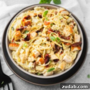 Velvety Chicken Artichoke Pasta 2 img 4637 6