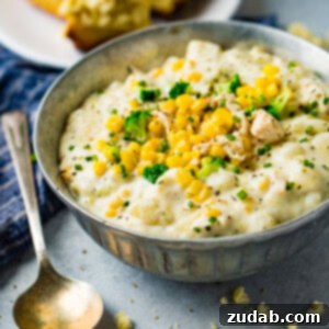Hearty Chicken & Garden Chowder 7 Chicken Potato Broccoli and Corn Chowder