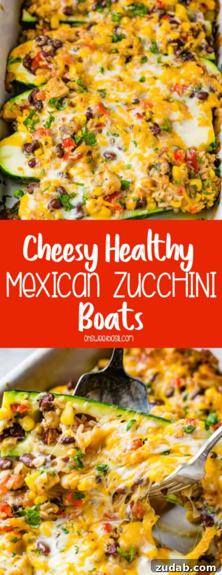 Guilt-Free Cheesy Mexican Zucchini Boats 8 A beautifully composed flat lay image of various ingredients for Cheesy Healthy Mexican Zucchini Boats, including fresh zucchini, brown rice, bell peppers, black beans, tomatoes, salsa, and shredded cheese, ready for preparation.