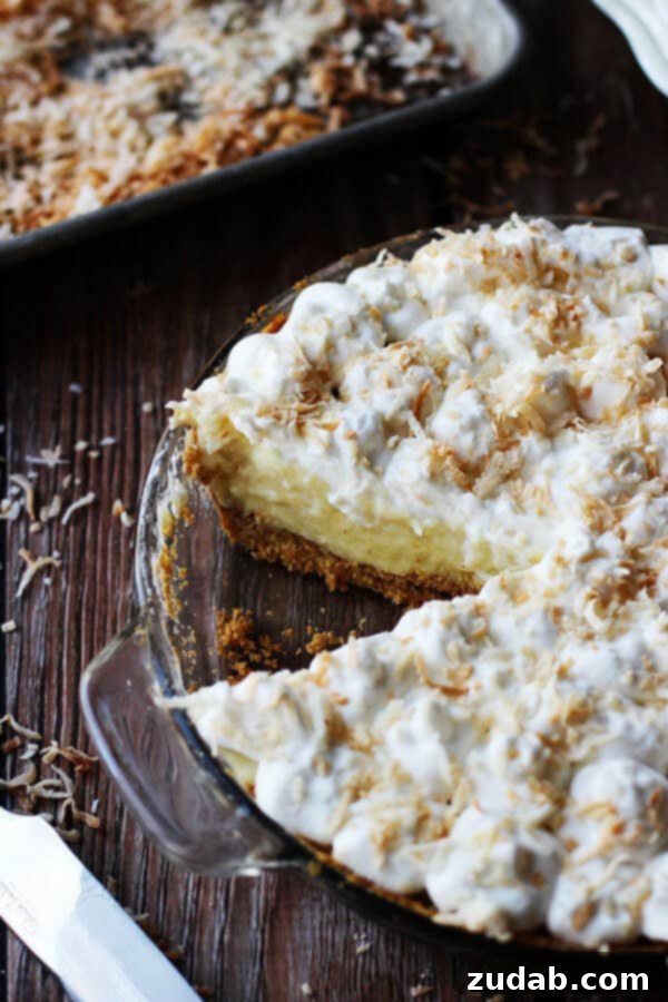 Dainty Blackberry Delights 7 White chocolate coconut cream pie