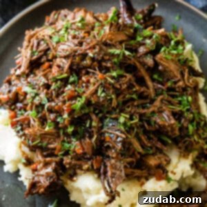 Hearty Oven-Braised Pot Roast 10 Our readers and are the very best! This recipe is a direct result of a question from a reader. Someone asked if she didn't have ribs, if she could make our Oven Braised Short Ribs with a roast. We started testing and ta da!!! Oven Braised Beef Roast - a juicy, tender, fall apart braised beef roast in a luscious sauce. Who is coming over for dinner?? #roast #beef #braised #meat #dinner #dinnerrecipe #recipe #beefitswhatsfordinner #comfortfood