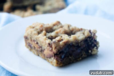 2012's Flavorful Favorites 5 Decadent Reese's Crumble bars, featuring a chocolatey, gooey peanut butter filling with a crumble topping.