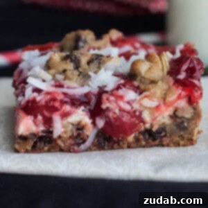 Decadent Cherry Chocolate Chip Cookie Bars 2 Cherry Chocolate Chip Cookie Bars