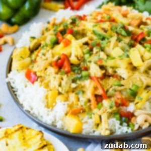 Golden Island Pineapple Coconut Chicken Curry 9 Pineapple Coconut Chicken Curry