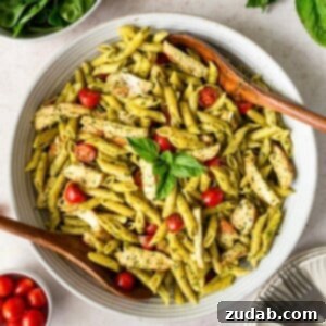 Lemon Basil Chicken Pasta 10 Lemon Basil Chicken Pasta ready to serve