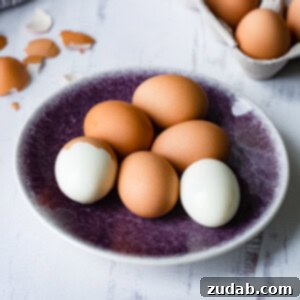 Perfectly cooked Instant Pot hard-boiled eggs