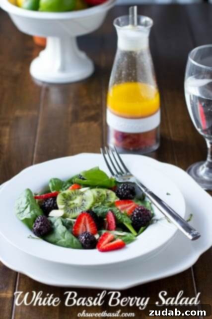 White Balsamic Berry Salad recipe is one of our favorite sides when we are looking for something light, healthy and a great presentation. White Balsamic Berry Salad recipe is one of our favorite sides when we are looking for something light, healthy and a great presentation.