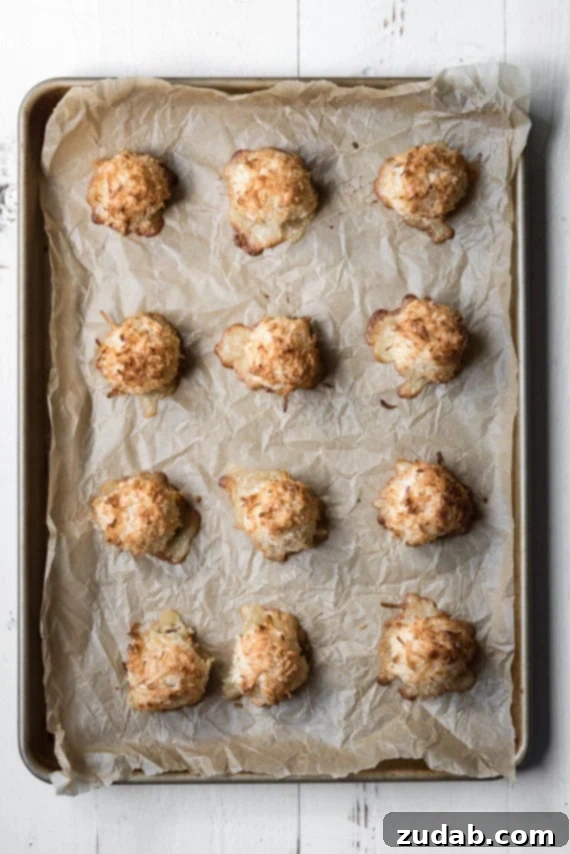 The Ultimate Coconut Macaroons 6 coconut macaroons