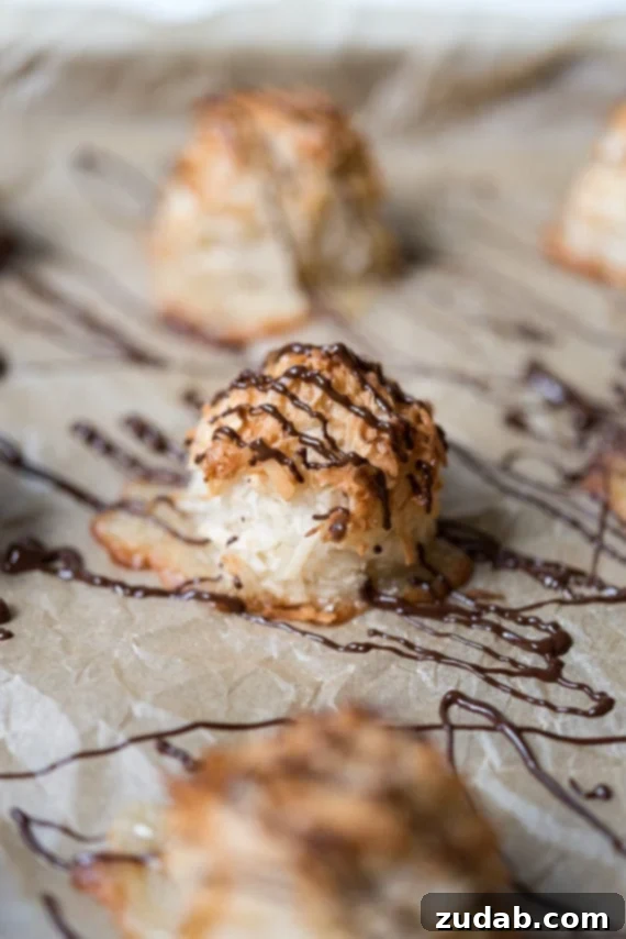The Ultimate Coconut Macaroons 8 coconut macaroons