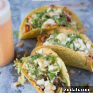 Zesty Vegetarian Tacos with Spicy Crema 2 Vegetarian tacos with spicy crema. Fresh veggies sauteed and stuffed into a crunchy delicious taco topped with creamy queso fresco ohsweetbasil.com
