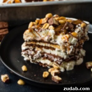 Ultimate Snickers Ice Cream Cake 8 Snickers Ice Cream Cake