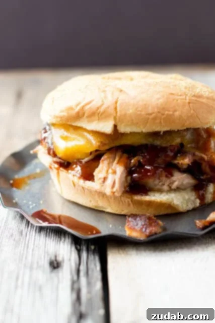 BBQ Rib Sandwiches with crispy bacon and cheddar cheese. Perfect for BBQ leftovers ohsweetbasil.com BBQ Rib Sandwiches with crispy bacon and cheddar cheese. Perfect for BBQ leftovers ohsweetbasil.com